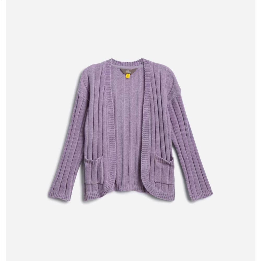 Rumi+Ryder Ribbed Chenelle Toddler Cardigan